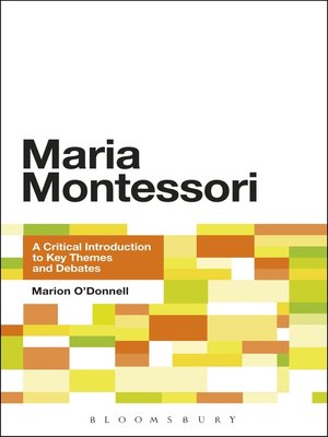 cover image of Maria Montessori